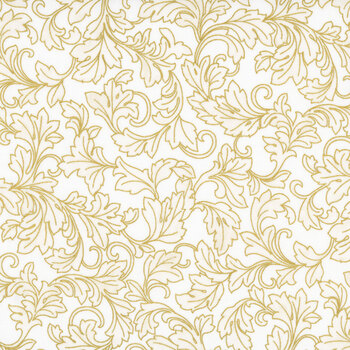Christmas Wish Y7823-20G Natural Gold by Hoffman Fabrics