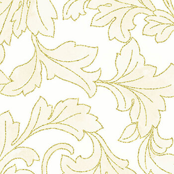 Christmas Wish Y7823-20G Natural Gold by Hoffman Fabrics, Image
