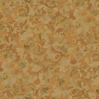 Christmas Wish Y7823-47G Gold Gold by Hoffman Fabrics