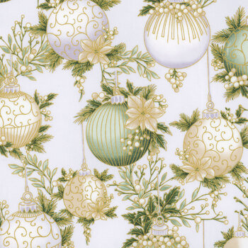 Christmas Wish Y7822-134G Parchment Gold by Hoffman Fabrics