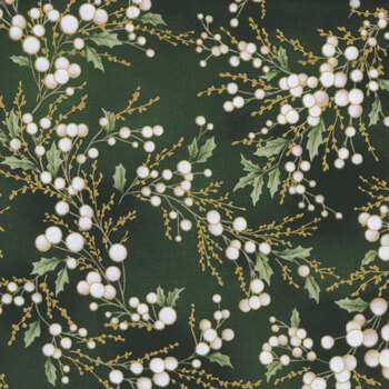 Christmas Wish Y7821-44G Forest Gold by Hoffman Fabrics