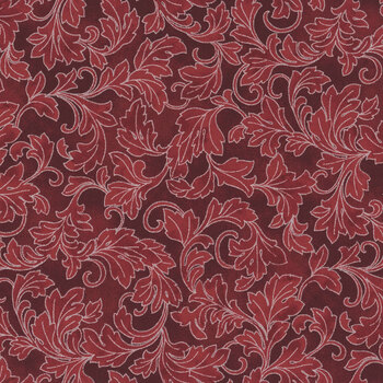 Christmas Wish Y7823-10S Crimson Silver by Hoffman Fabrics