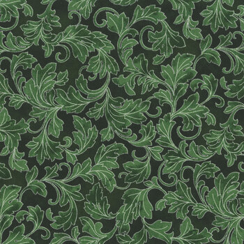 Christmas Wish Y7823-141S Pine Silver by Hoffman Fabrics