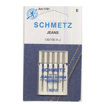 Schmetz Jeans/Denim Needles - Size 80/12 - 5ct, Image