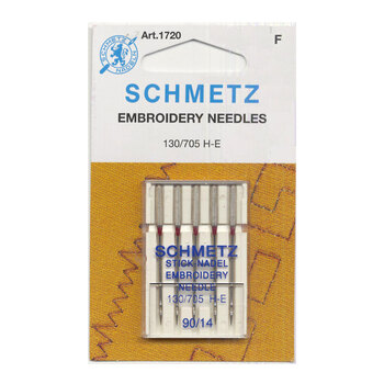 Schmetz Embroidery Machine Needles - Size 90/14 - 5ct, Image