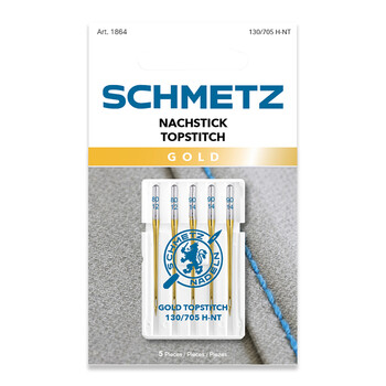 Schmetz Gold Topstitch Needles - Assorted - 5ct, Image