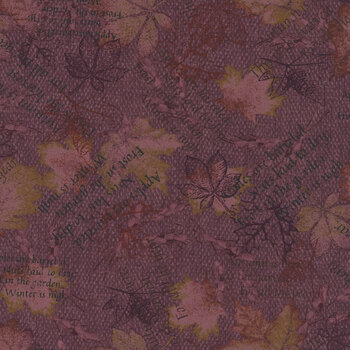 Bountiful Blessings 3633-55 Purple by Janet Rae Nesbitt for Henry Glass Fabrics