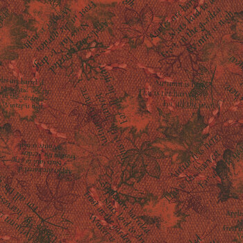 Bountiful Blessings 3633-88 Red by Janet Rae Nesbitt for Henry Glass Fabrics