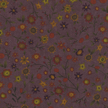 Bountiful Blessings 3634-55 Purple by Janet Rae Nesbitt for Henry Glass Fabrics