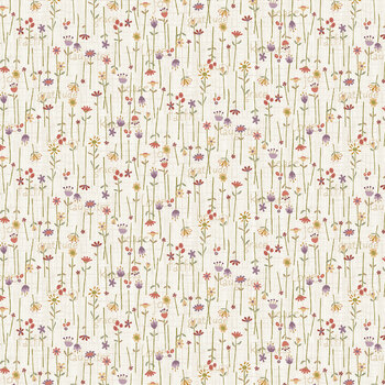 Bountiful Blessings 3635-44 Cream by Janet Rae Nesbitt for Henry Glass Fabrics, Image