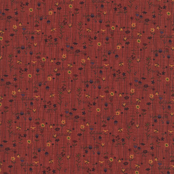 Bountiful Blessings 3635-89 Dark Red by Janet Rae Nesbitt for Henry Glass Fabrics