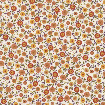 Bountiful Blessings 3636-44 Cream by Janet Rae Nesbitt for Henry Glass Fabrics