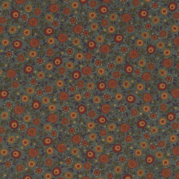 Bountiful Blessings 3636-77 Blue by Janet Rae Nesbitt for Henry Glass Fabrics