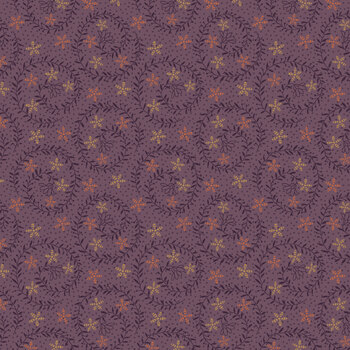 Bountiful Blessings 3638-55 Purple by Janet Rae Nesbitt for Henry Glass Fabrics, Image