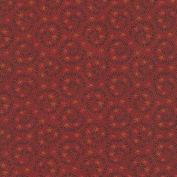 Bountiful Blessings 3638-88 Red by Janet Rae Nesbitt for Henry Glass Fabrics