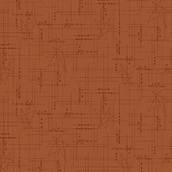 Bountiful Blessings 3639-35 Pumpkin by Janet Rae Nesbitt for Henry Glass Fabrics, Image