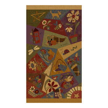 Bountiful Blessings 3640-33 Cheater Panel by Janet Rae Nesbitt for Henry Glass Fabrics, Image