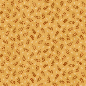 Baskets of Autumn Blessings 9196-33 Ochre by Art Loft for Studio E Fabrics, Image