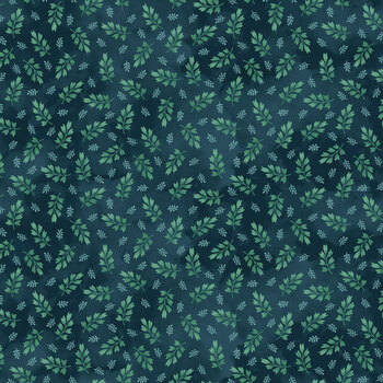 Baskets of Autumn Blessings 9196-77 Teal Blue by Art Loft for Studio E Fabrics, Image