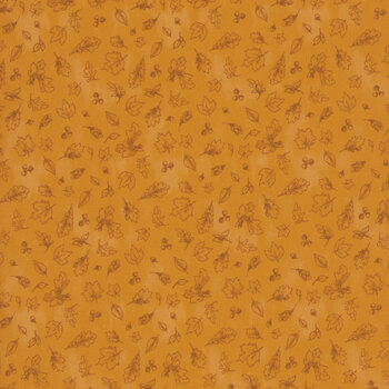 Haunted Acre Wood 9135-33 Orange by W.A. Dodge for Studio E Fabrics