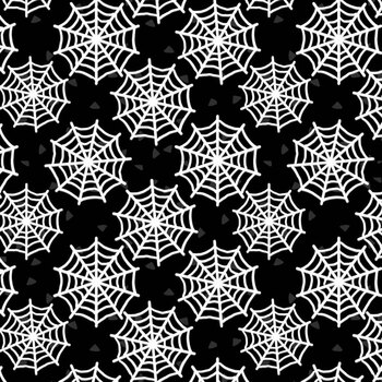 Moonlight Mischief 2559G-99 Black by Shelly Comiskey for Henry Glass Fabrics, Image