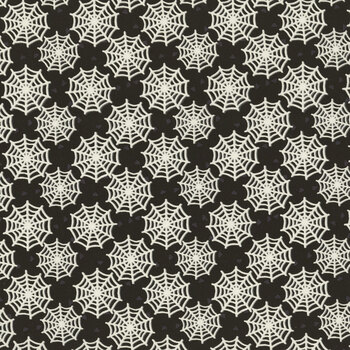 Moonlight Mischief 2559G-99 Black by Shelly Comiskey for Henry Glass - Glow in the Dark