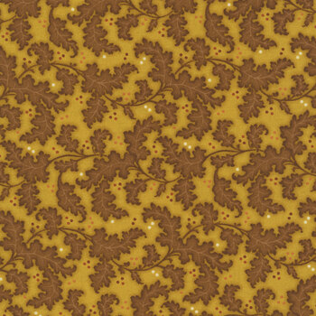 Every Heart Beats True 2684-30 Amber by Kim Diehl for Henry Glass Fabrics