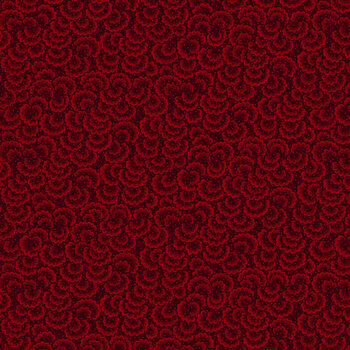 Every Heart Beats True 2687-88 Wine by Kim Diehl for Henry Glass Fabrics, Image