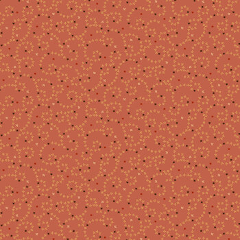 Every Heart Beats True 2692-22 Salmon by Kim Diehl for Henry Glass Fabrics, Image