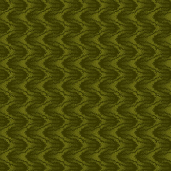 Every Heart Beats True 2693-66 Evergreen by Kim Diehl for Henry Glass Fabrics, Image