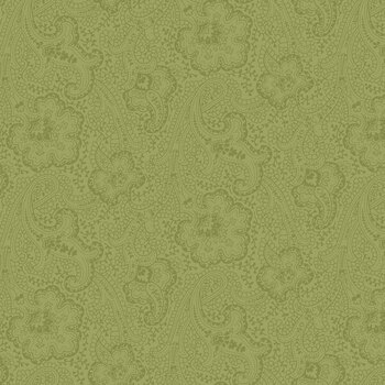 Every Heart Beats True 2694-66 Sage by Kim Diehl for Henry Glass Fabrics, Image