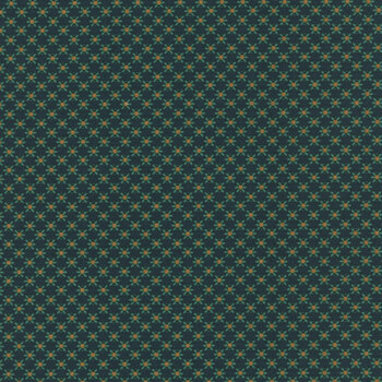 Every Heart Beats True 2695-77 Indigo by Kim Diehl for Henry Glass Fabrics