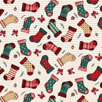 Gifts of Gratitude 2530-44 Cream by Leanne Anderson and Kaytlyn Kuebler for Henry Glass Fabrics, Image