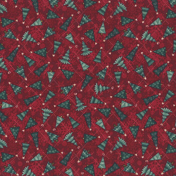 Gifts of Gratitude 2532-88 Red by Leanne Anderson and Kaytlyn Kuebler for Henry Glass Fabrics