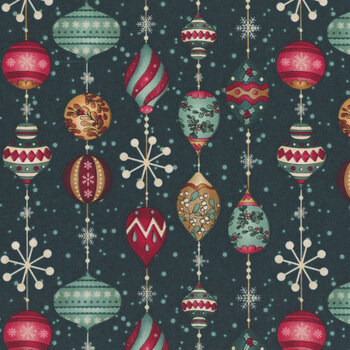 Gifts of Gratitude 2533-77 Teal by Leanne Anderson and Kaytlyn Kuebler for Henry Glass Fabrics
