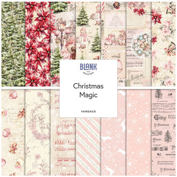 Christmas Magic  Yardage by Frank Garcia for Blank Quilting Corporation, Image