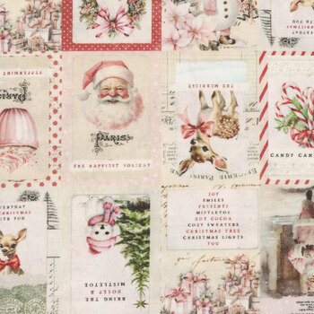 Christmas Magic 2016-41 Ivory by Frank Garcia for Blank Quilting