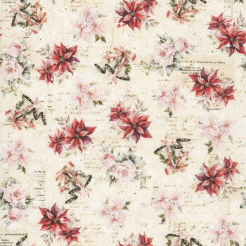 Christmas Magic 2017-41 Ivory by Frank Garcia for Blank Quilting