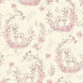 Christmas Magic 2021-41 Ivory by Frank Garcia for Blank Quilting Corporation, Image
