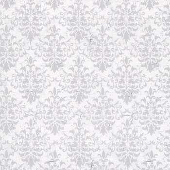 Silent Night 4702-90 Silver by Studio 731 LLC for Blank Quilting
