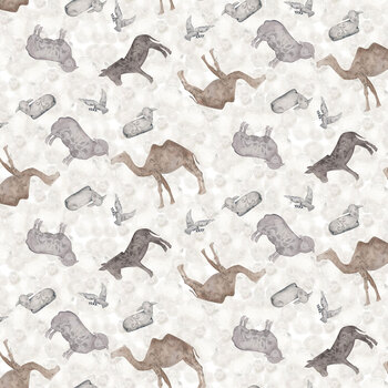 Silent Night 4704-90 Silver by Studio 731 LLC for Blank Quilting Corporation, Image