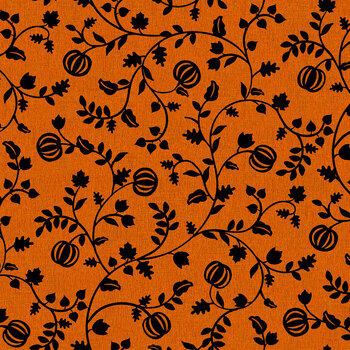 Pumpkin Grove MAS11184-OJ Orange by Maywood Studio, Image