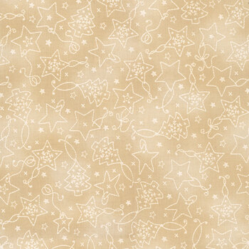 Christmastime MAS11092-EE Cream by Robin Kingsley for Maywood Studio