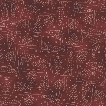 Christmastime MAS11095-R Red by Robin Kingsley for Maywood Studio