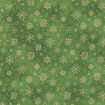 Christmastime MAS11096-G Green by Robin Kingsley for Maywood Studio