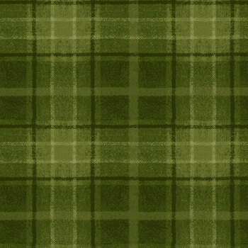 Snowtop Mountain Flannel MASF10896-G2 Green by Bonnie Sullivan for Maywood Studio, Image
