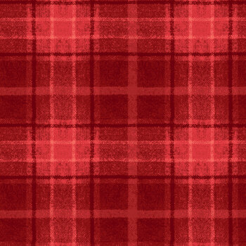 Snowtop Mountain Flannel MASF10896-R2 Red by Bonnie Sullivan for Maywood Studio, Image