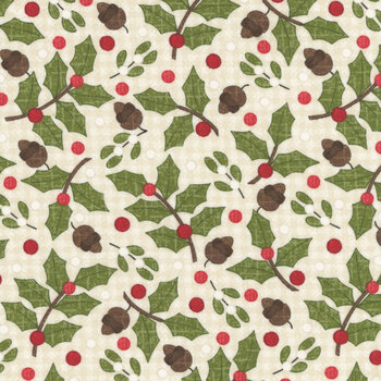 Snowtop Mountain Flannel MASF11163-E Cream by Bonnie Sullivan for Maywood Studio