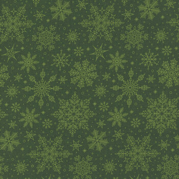 Poinsettias at Christmas C17635-GREEN by Jennifer Bosworth for Riley Blake Designs, Image