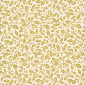 Poinsettias at Christmas CF17636-CREAM by Jennifer Bosworth for Riley Blake Designs, Image